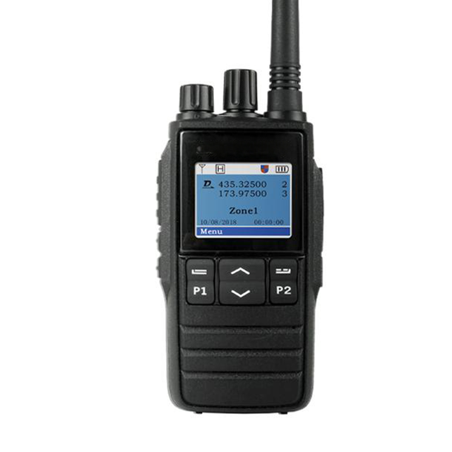 DM-1703 Professional DMR Handheld Two-Way Radio Dual Band Dual Watch 5W 1024 Channels 1.77 Inch Color Display 5km-10km