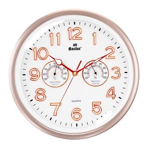 Custom Explosive Living Room Nordic Light Luxury Decorative 3D <b>Digital</b> Temperature and Humidity Luminous <b>Wall</b> <b>Clock</b> - Product Image 1
