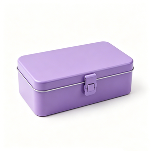 Personalized Round <b>Tin</b> Box Custom Logo Metal Candy <b>Tin</b> Container with Hinged Lid <b>Tin</b> Case for Mints Cookies <b>Candle</b> Packaging - Product Image 6