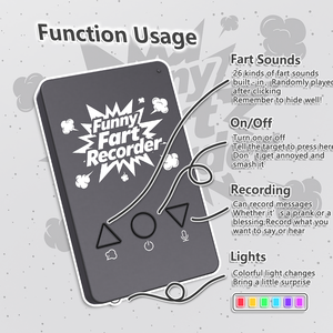 Draadloze Afstandsbediening Scheet Bom Prank Machine Duurzaam Plastic Party Promotie Speelgoed Practical Joke Gag - Product Image 2