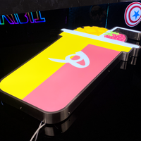Boîte à lumière LED et boîte à lumière avec logo personnalisé, affichage lumineux 3D ultra-fin, enseigne commerciale pour magasin de détail
