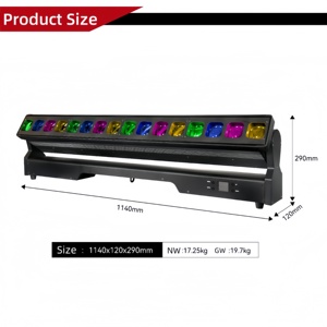 Buổi hò<span class=keywords><strong>a</strong></span> nhạc 16x40W dẫn di chuyển thanh ma thuật ma trận đèn 4in1 chùm lắc đầu ma trận ánh sáng cho hiệu suất sân khấu - Product Image 2