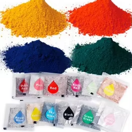 Kit de teinture tie-dye écologique en gros, 42 couleurs, poudre non toxique, kits d'art textile DIY, boîte de couleurs personnalisée pour vêtements - Product Image 1