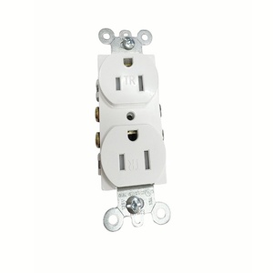 Tường ổ cắm tiêu chuẩn Mỹ Decora Duplex đựng nhà Sản xuất nhà Ổ cắm điện 125V 15A Ổ cắm điện - Product Image 1