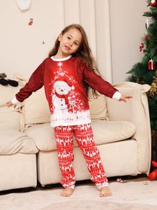 Ensembles de pyjamas de Noël pour la famille assortis en gros Chemise à manches longues Pantalon Jammies Vêtements de nuit Papa <span class=keywords><strong>Maman</strong></span> Enfant Bébé Tenues - Product Image 6