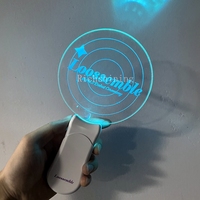 Bâton lumineux d'éclairage en acrylique à LED de forme personnalisée avec logo personnalisé pour Noël Pâques Nouvel An Saint Valentin Fête des Mères