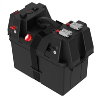 12 V extérieur Portable batterie Boc boîte d'alimentation 12 volts Marine Camping batterie boîte avec sangle caravane bateau