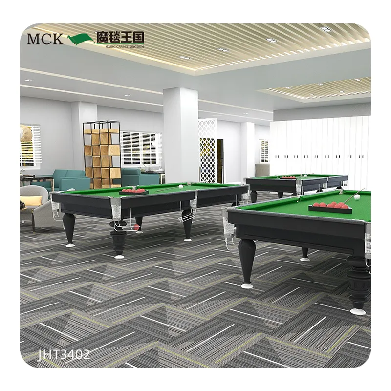 Brand Factory Direct Sales Modern Design Office Building Hallway Decor for Snooker Billiard Room Carpet Tiles