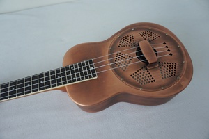 Aiersi Chuông Hòa Nhạc 24 Inch Rỉ Sét Đỏ Cổ Điển Chất Lượng Cao Chuông Cộng Hưởng Bằng Đồng <span class=keywords><strong>Ukulele</strong></span> <span class=keywords><strong>Ukulele</strong></span> Hawaii Kèm Hộp Để Bán - Product Image 4