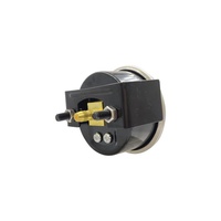 HUBEN Y50 50mm Axial Precision Vacuum Gauge -76cmHg Negative Pressure Standard Gauge Iron Black Case Vacuum Pressure Meter