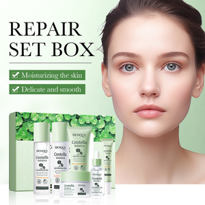 Marque privée Soin du visage pour les femmes <span class=keywords><strong>Anti</strong></span>-âge Blanchissant Hydratant Éclaircissant 6PCS Centella Beauty Ensemble de soins de la peau - Product Image 4