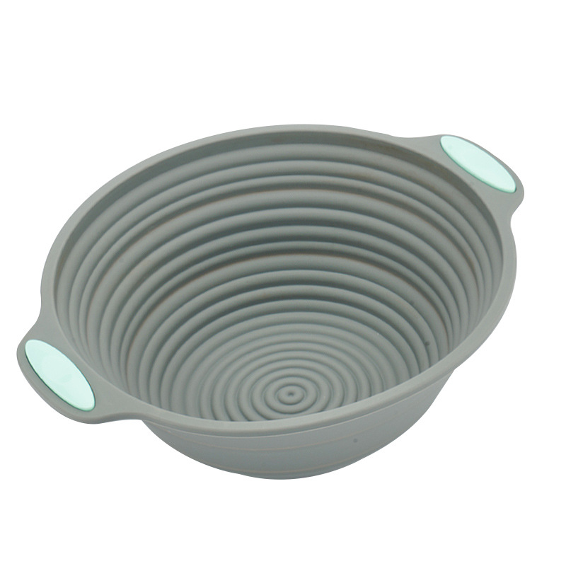Plateau de fermentation de pain pliable rond de 9 pouces