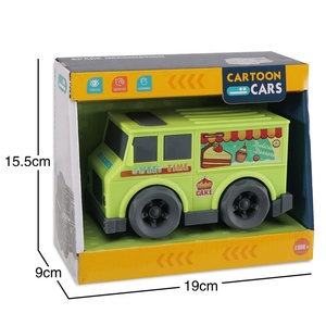 Coche de juguete de plástico verde más nuevo, camión de postre de pastel de fricción con pilas, gran oferta, vehículo de juguete de dibujos animados al por mayor - Product Image 4