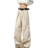 Pantalon pour hommes personnalisé, coupe large et incurvée, style streetwear, fabrication OEM/ODM, vente en gros