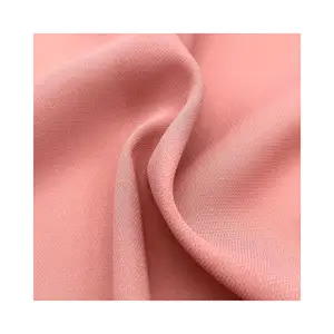 도매 Shaoxing 직물 짠 기병 트릴 쉬폰 직물 100% 폴리 에스테르 쉬폰 직물 드레스 hijab