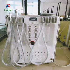 ชุดอุปกรณ์ทำฟันเคลื่อนที่แบบพกพา พร้อมเครื่องกรองอากาศแบบไร้น้ำมัน รถเข็นดูดของเสียสำหรับคลินิกทันตกรรม - Product Image 2