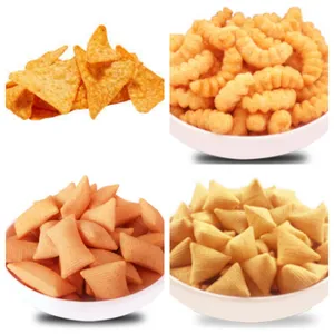 Frying Triangle Snack Extruded Making Machine For Fried Snacks Pallet Chips