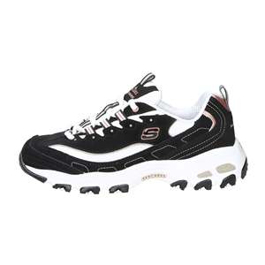 Skechers Donna Sneakers 13154 Nero Bianco Scarpe Chunky - Product Image 1