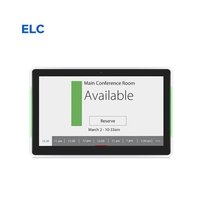Tablet Digital Android OEM Grosir Baru RK3288 Layar Sentuh 15.6 Inci untuk Pemasangan di Dinding, Sistem Pemesanan Ruang Rapat dengan Lampu LED POE