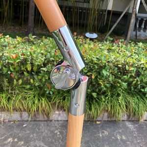 Sombrilla de <span class=keywords><strong>playa</strong></span> con borlas, estructura de madera, tela de poliéster impermeable, para exteriores, parque y jardín, piscina, parasol de encaje, 8 varillas, venta al por mayor - Product Image 6
