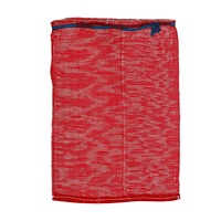Sac d'emballage de fruits sac en maille d'ail sac en filet en stock cordon de serrage Durable Leno fruits légumes oignon pomme de terre chou sac en PP