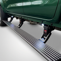 Marchepieds latéraux robustes VEWU sans perçage, pour Navara Frontier 2015-2026, marchepieds rétractables électriques, étanches IP67, en aluminium