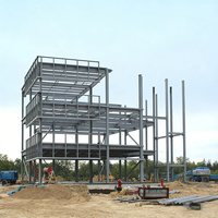 Constructeur de bâtiments industriels en acier commercial, design moderne, ingénierie structurelle de haute qualité
