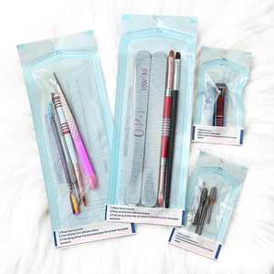 Sacs de désinfection des ongles jetables de qualité médicale, sacs de stérilisation auto-scellants pour limes à ongles et embouts de perceuse, emballés en boîte - Product Image 6