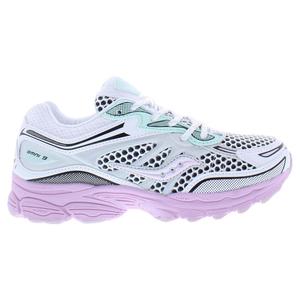 Chaussures de marche pour filles Saucony Omni 9 GS, couleur blanc lilas - Product Image 1