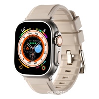 Bracelet de sport pour Apple Watch 1/8ème génération, bracelet en silicone rose uni pour Apple Watch 38/42 mm, respirant et confortable