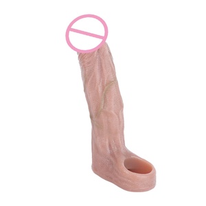SXXY 6 Estilos de Fundas para Pene, Anillo para Pene, Extensor de Pene para Hombres, Retrasa la Eyaculación, Reutilizable, Condón Realista Suave, Juguetes Sexuales - Product Image 4