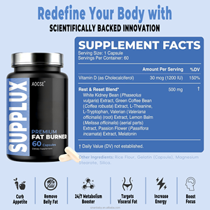 Complément Alimentaire Naturel Sans Gluten à Base de Plantes pour une Perte de Poids Continue et Efficace Nocturne – Idéal pour Hommes et Femmes - Product Image 4