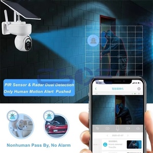 กล้องวงจรปิดอัจฉริยะ HD สำหรับภายนอกอาคาร ระบบ AI ไร้สาย WIFI 4G พลังงานแสงอาทิตย์ ใช้พลังงานต่ำ ตรวจจับความเคลื่อนไหว แบตเตอรี่ รองรับการ์ดหน่วยความจำ - Product Image 3
