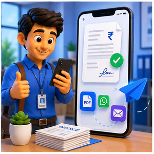 Entreprise de développement d'applications mobiles de facturation et de gestion des factures de premier plan pour la gestion des entreprises, la documentation numérique, la gestion des stocks, compatible Internet et MAC - Product Image 1