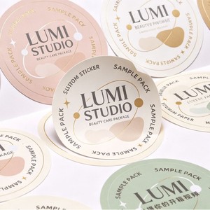Muzi <b>Printing</b> Custom Self Adhesive <b>Stickers</b> Coated <b>Paper</b> High Definition <b>Printing</b> Advertising Labels - Product Image 1