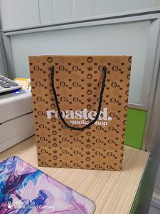 Cheap Luxury White Cardboard Embossed Offset Printed Black Shopping Paper Bag for Shoes Bulk Retail Boutique Packaging - Product Image 4