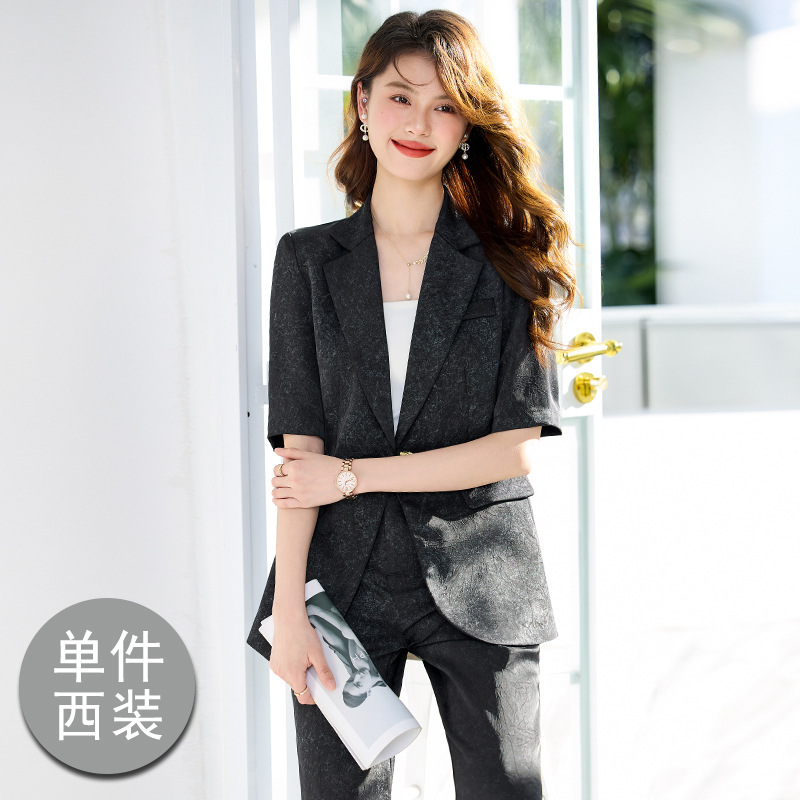 black suit