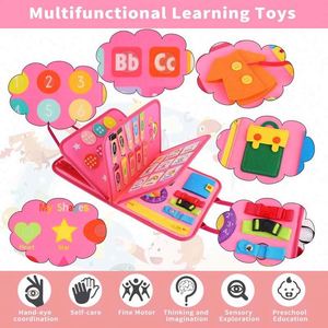 Little Swan - Juguetes Sensoriales de Viaje Interactivos de Fieltro de Lana para Niños Pequeños, para Aprender Habilidades Básicas de Vestir, Regalos Educativos para Bebés - Product Image 4