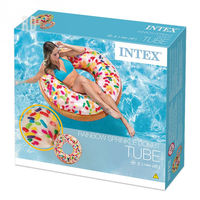 INTEX Streu sel Donut Rohr aufblasbar Schwimm ring Sommer Schwimmbad Lake Float