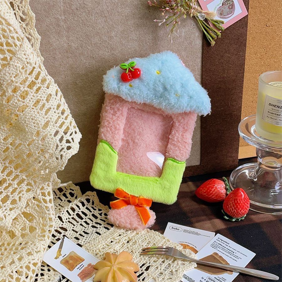 Cherry cake card holder
