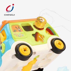 Autobús Escolar <span class=keywords><strong>de</strong></span> Juguete <span class=keywords><strong>de</strong></span> Plástico con Luz y Música para Niños - Product Image 3