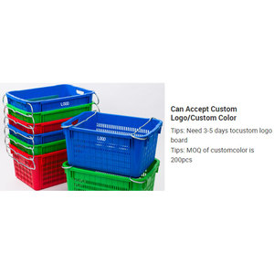 Cajas de Plástico Resistentes y Duraderas para Envíos, Cajas de Plástico para Frutas y Verduras - Product Image 3