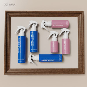 XINDE, fabricante de botellas al por mayor, agua para el cabello, rociador de niebla desinfectante para manos, botella de plástico vacía con tapa de rociador de bomba de gatillo - Product Image 4