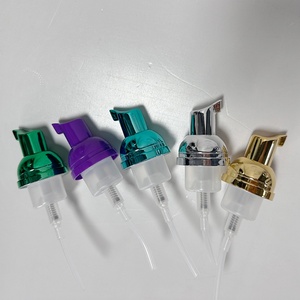 Custom <b>Empty</b> Cosmetic Packaging Green Pink PET <b>Plastic</b> Foam Dispenser Pump Screw Cap Soap Cleanser <b>Bottle</b> - Product Image 6