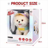 Chien en peluche Pomeranian EPT AI Chatbot, 55 langues, application Tuya, conversation vocale, marche, queue qui bouge, jouet rechargeable pour enfants