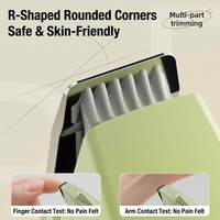 Tondeuse à poils pour pattes d'animaux rechargeable, tondeuse électrique pour le toilettage des pattes des chiens et des chats avec lumière