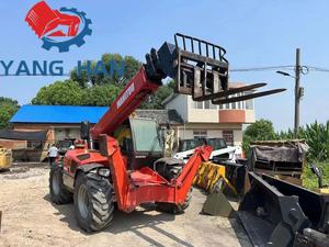 Manipulador telescópico usado de alto rendimiento, 8m, 4,5 toneladas, carretilla elevadora telescópica Manitou, carretilla elevadora diésel y carretilla elevadora de segunda mano - Product Image 6