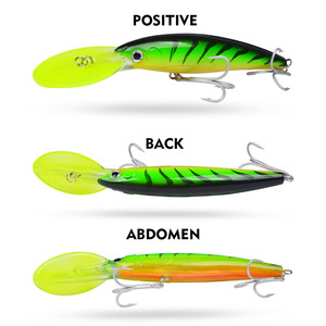 Señuelo de Pesca de Alta Gama de 17-22.5cm, Cebo Artificial de ABS Resistente para Pesca de Atún y Trucha <span class=keywords><strong>en</strong></span> Agua Salada - Product Image 4