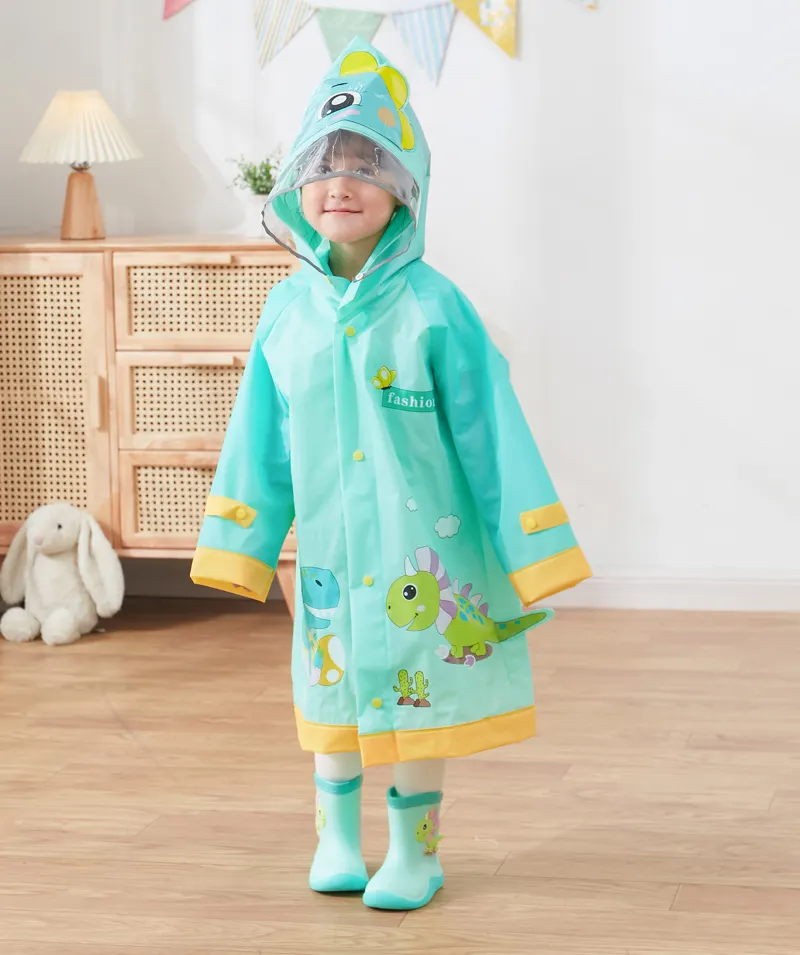 3d Design Regenjas Kinderen Lichtgewicht En Ademende Kinderen Regenjas Poncho