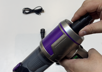 Aspirateur de voiture portable sans fil léger, souffleur d'air sec, filtre HEPA, brosse ABS, moteur rechargeable pour automobile